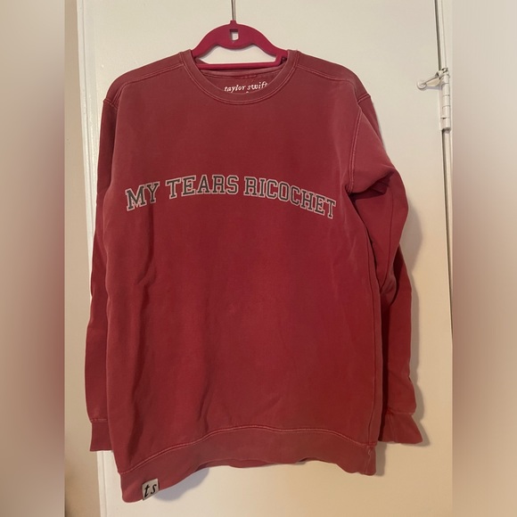 Taylor Swift Tops - Taylor Swift My Tears Ricochet Folklore Sweatshirt